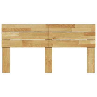 vidaXL Headboard 135 cm Solid Wood Oak