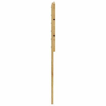 vidaXL Headboard 135 cm Solid Wood Oak