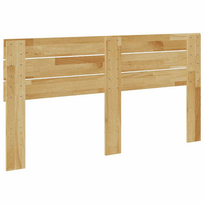 vidaXL Headboard 135 cm Solid Wood Oak