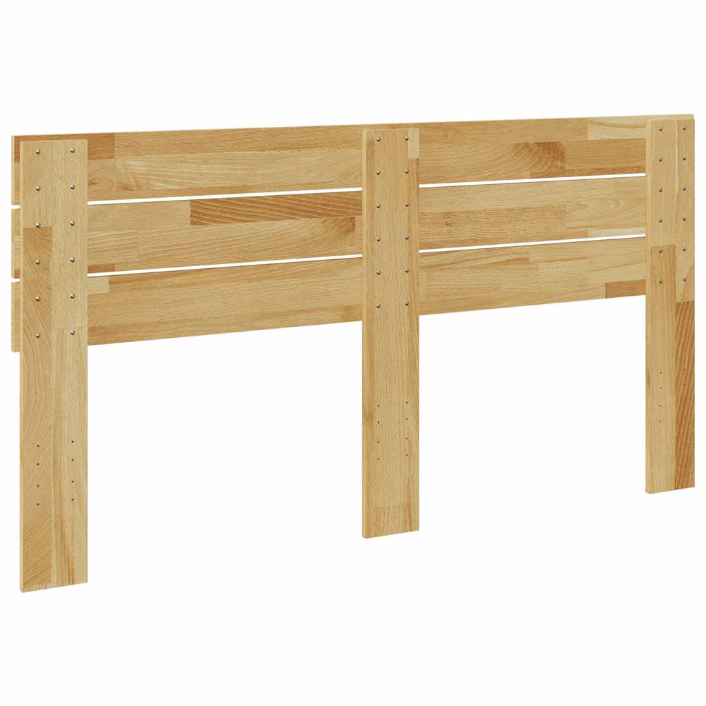 vidaXL Headboard 160 cm Solid Wood Oak