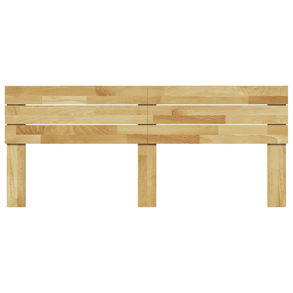 vidaXL Headboard 180 cm Solid Wood Oak