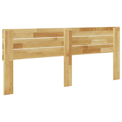 vidaXL Headboard 180 cm Solid Wood Oak
