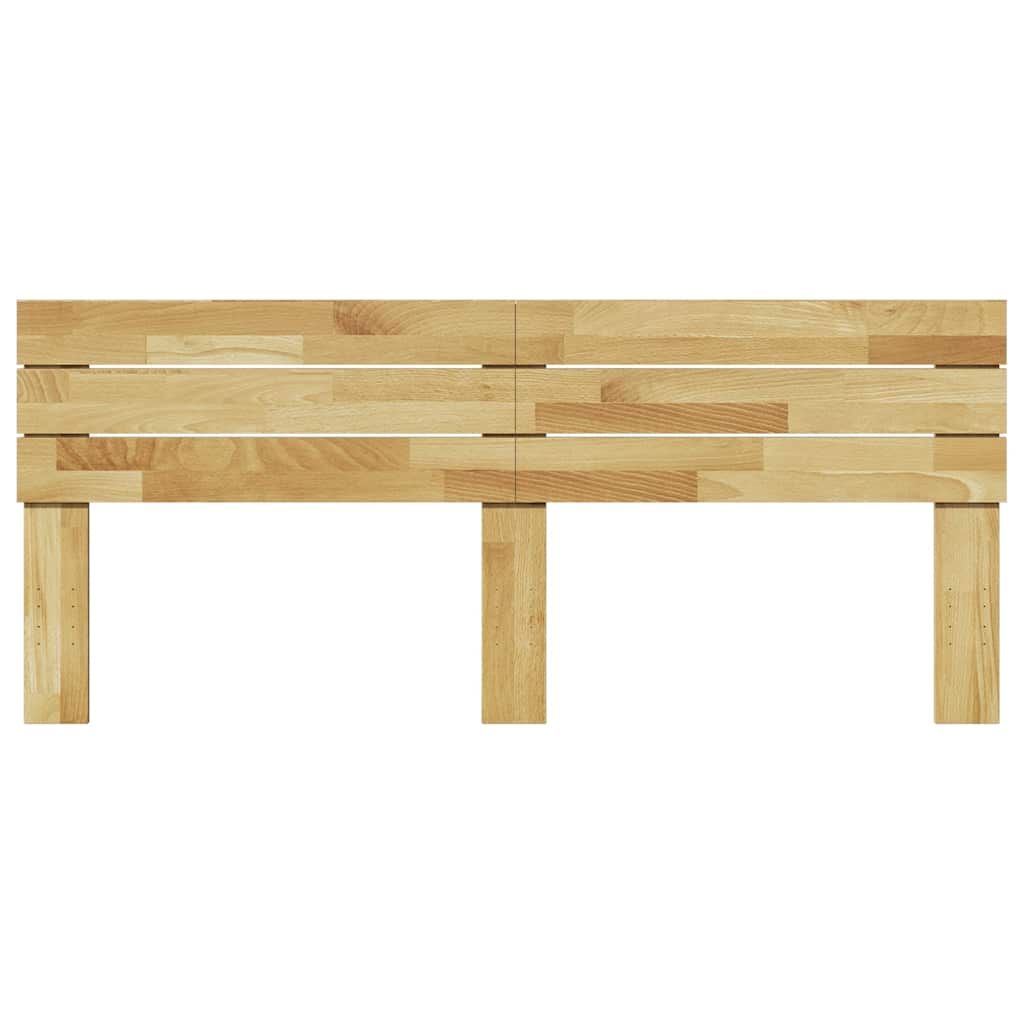 vidaXL Headboard 200 cm Solid Wood Oak