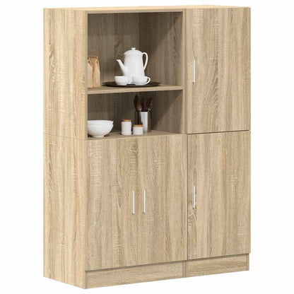 vidaXL 2 Piece Kitchen Cabinet Set Sonoma Oak Engineered Wood
