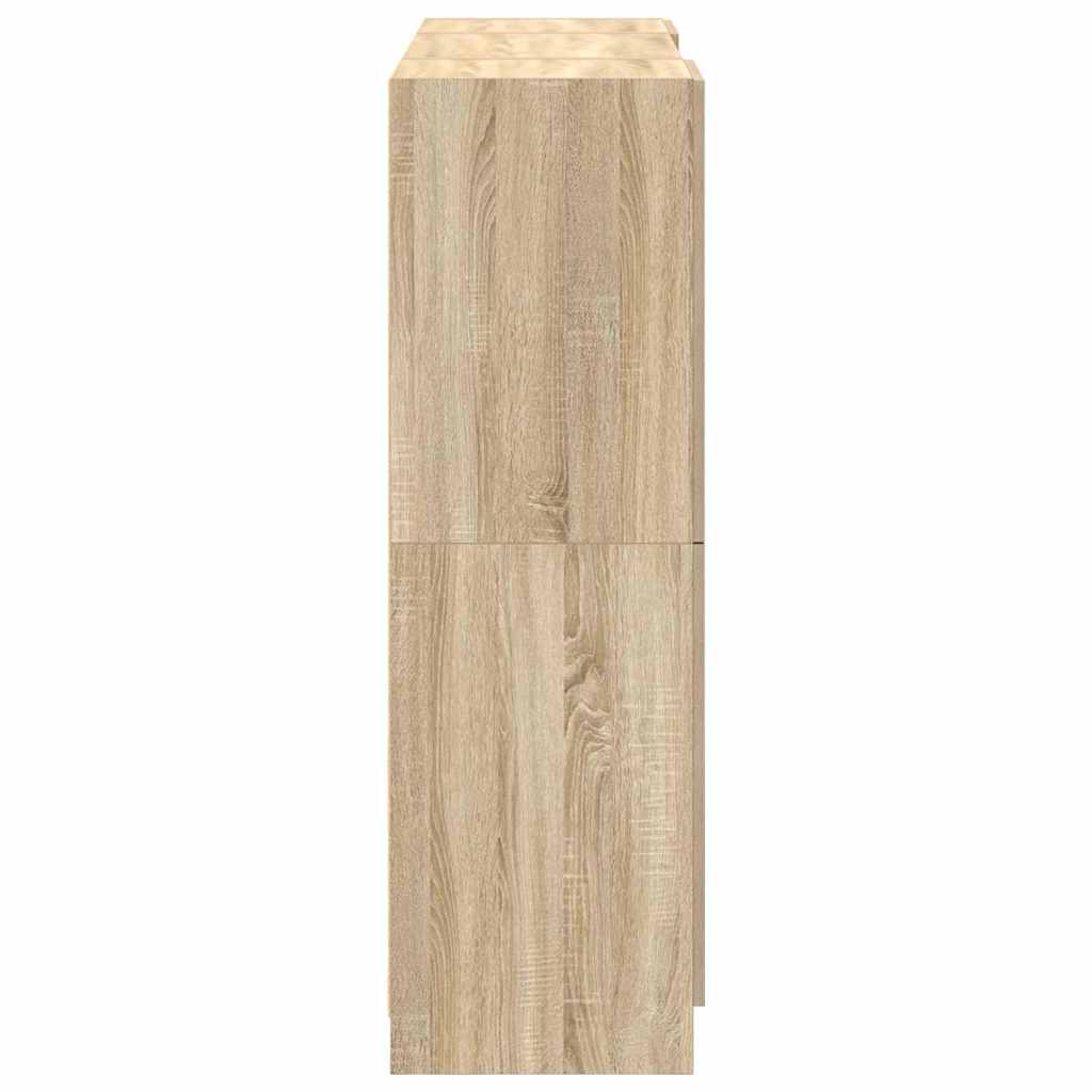 vidaXL 3 Piece Kitchen Cabinet Set Sonoma Oak Engineered Wood