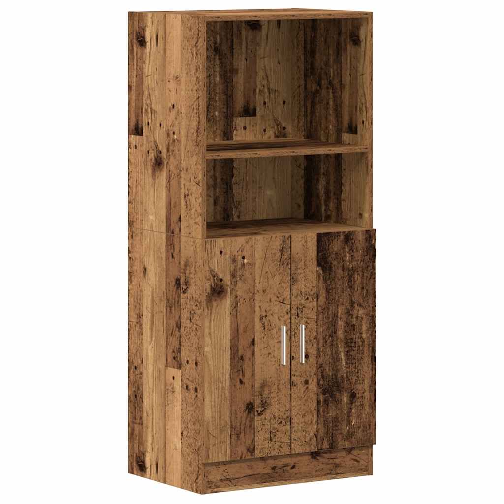 vidaXL 3 Piece Kitchen Cabinet Set Old Wood Engineered Wood