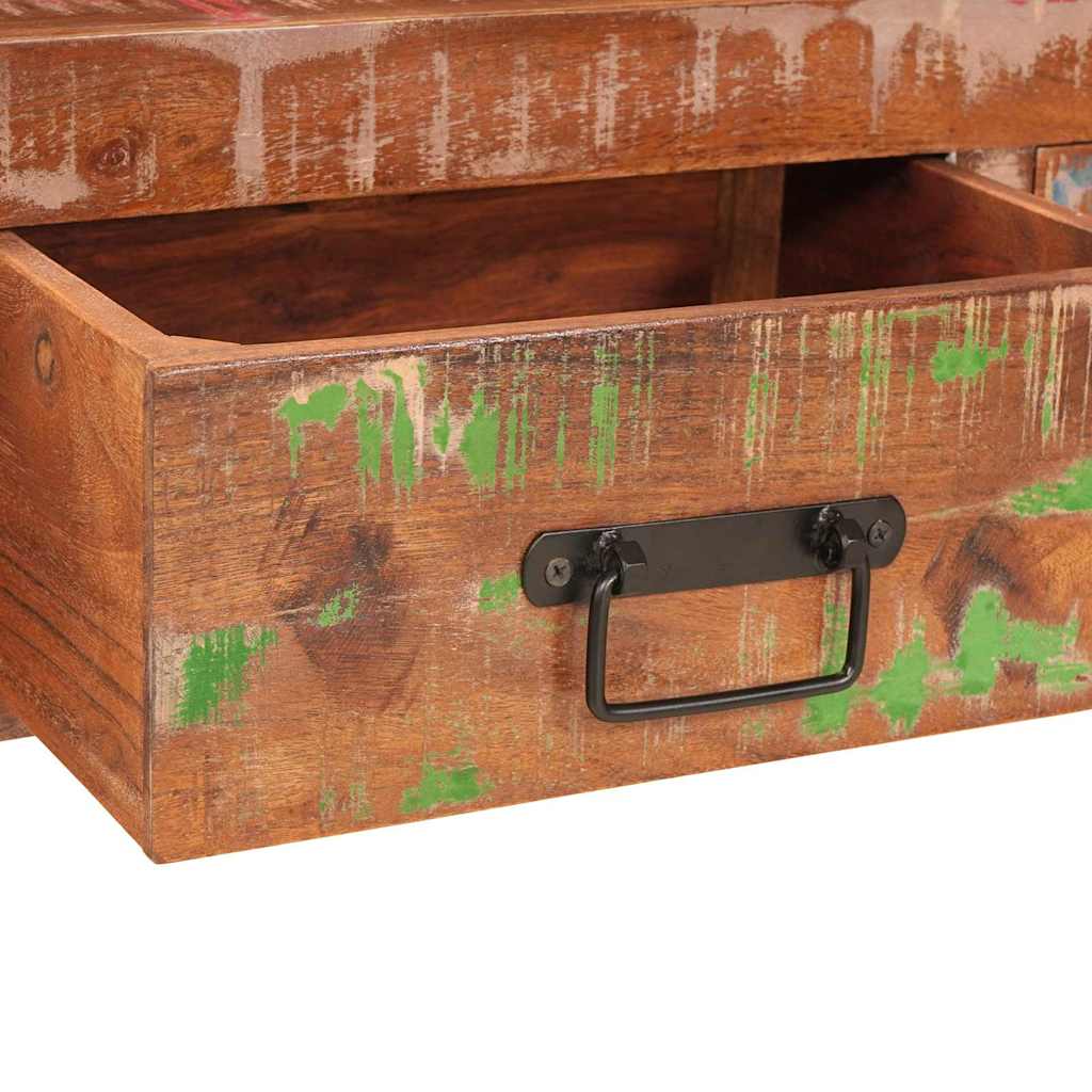 vidaXL Console Tables with Drawer 2 pcs Multicolour 161 x 33 x 75 cm