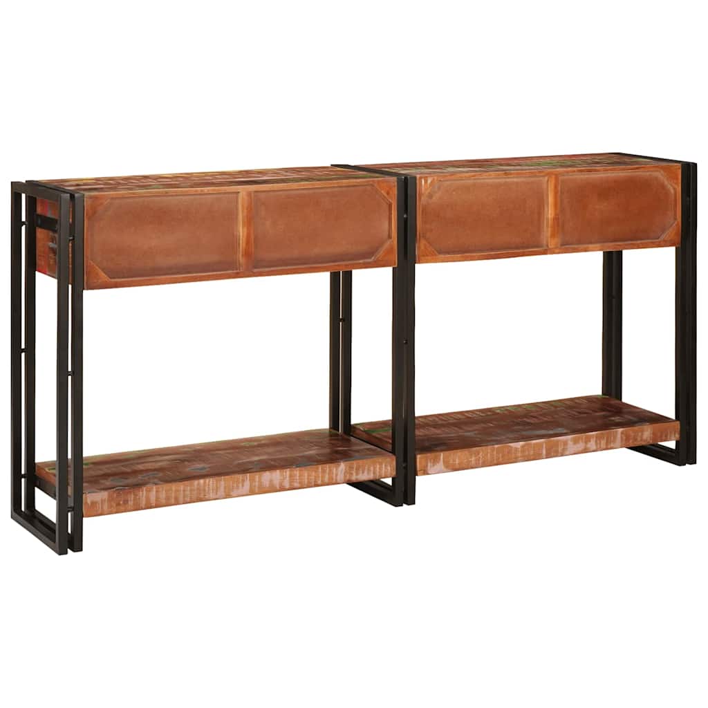 vidaXL Console Tables with Drawer 2 pcs Multicolour 161 x 33 x 75 cm