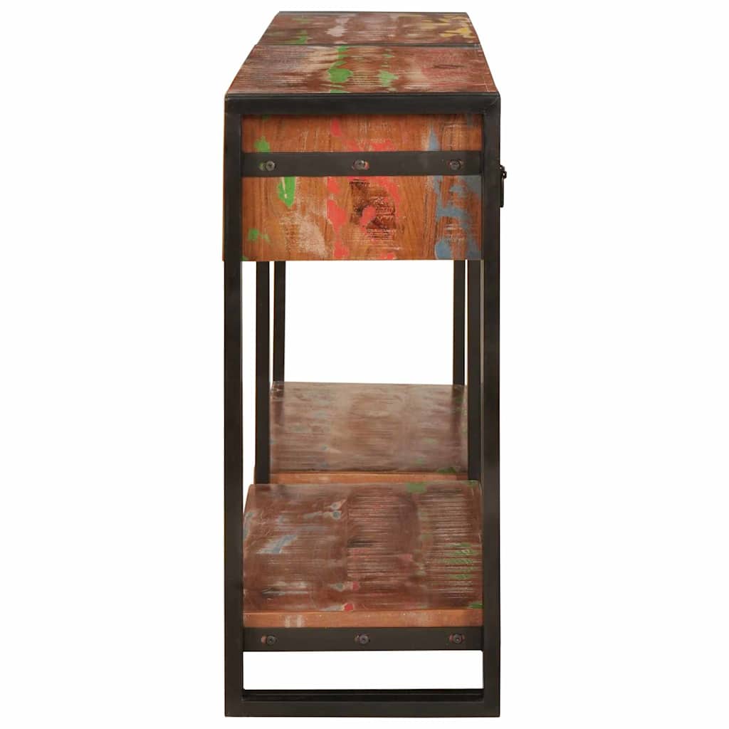 vidaXL Console Tables with Drawer 2 pcs Multicolour 161 x 33 x 75 cm