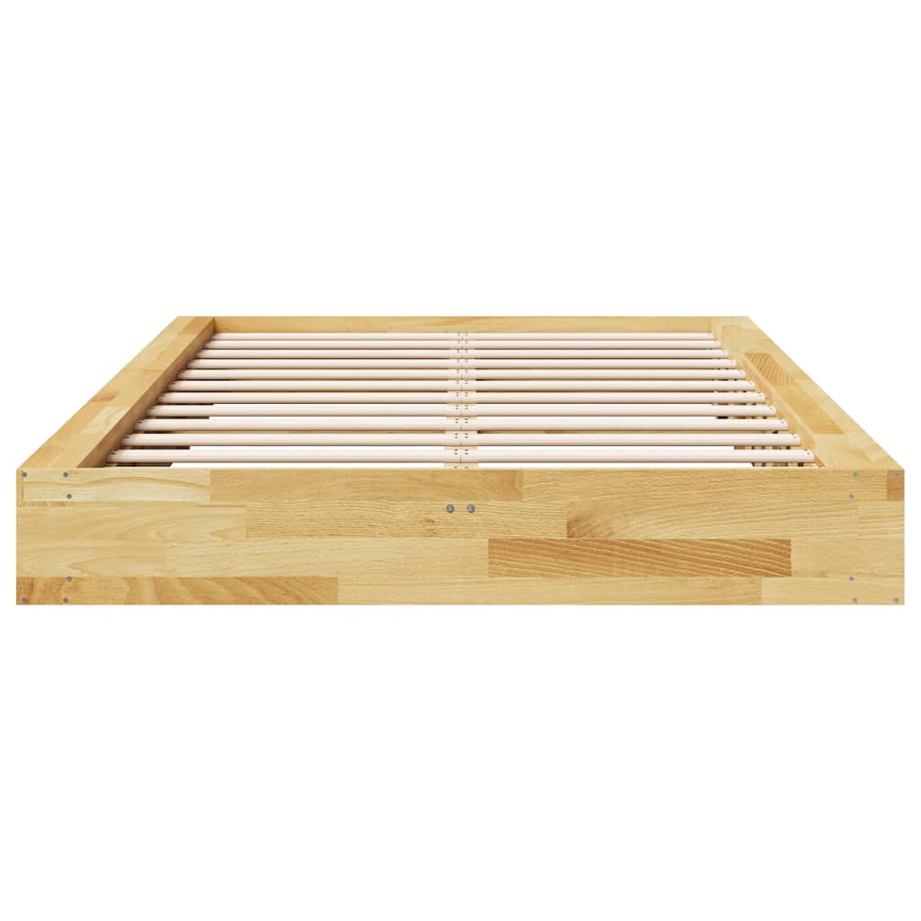 vidaXL Bed Frame | Oak | Solid Oak wood | Double | Storage | Bed Frame