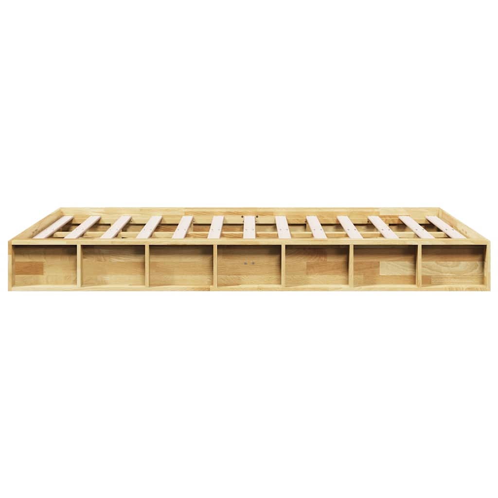 vidaXL Bed Frame | Oak | Solid Oak wood | Double | Storage | Bed Frame
