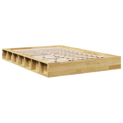 vidaXL Bed Frame | Oak | Solid Oak wood | Double | Storage | Bed Frame