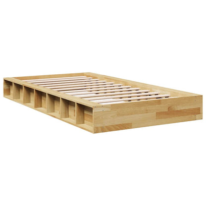 vidaXL Bed Frame | Oak | Solid Oak Wood | 90x190 cm | Bed Frame | Rectangular