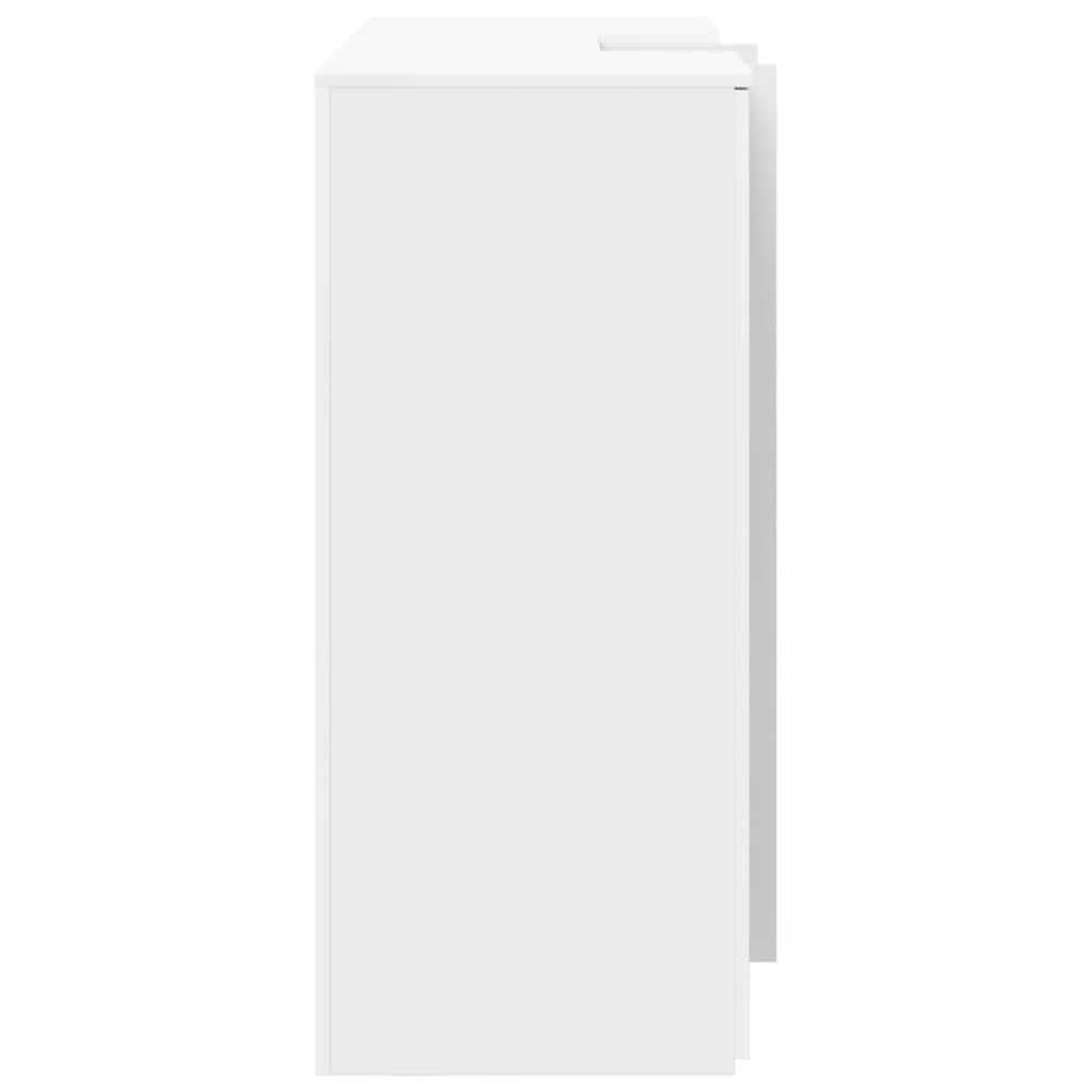 vidaXL Reception Desk White 155x50x103.5 cm Engineered Wood