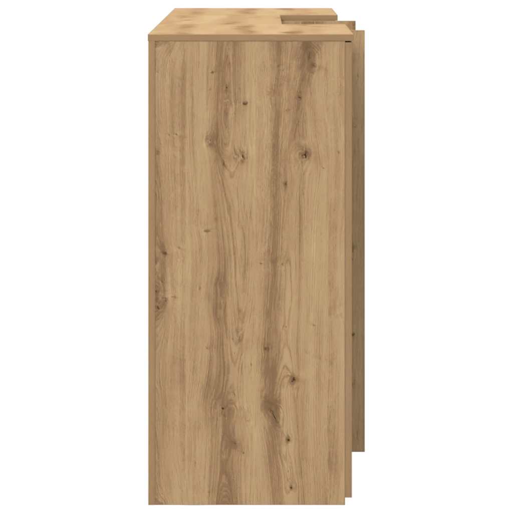 vidaXL Reception Desk Artisan Oak 155x50x103.5 cm Engineered Wood