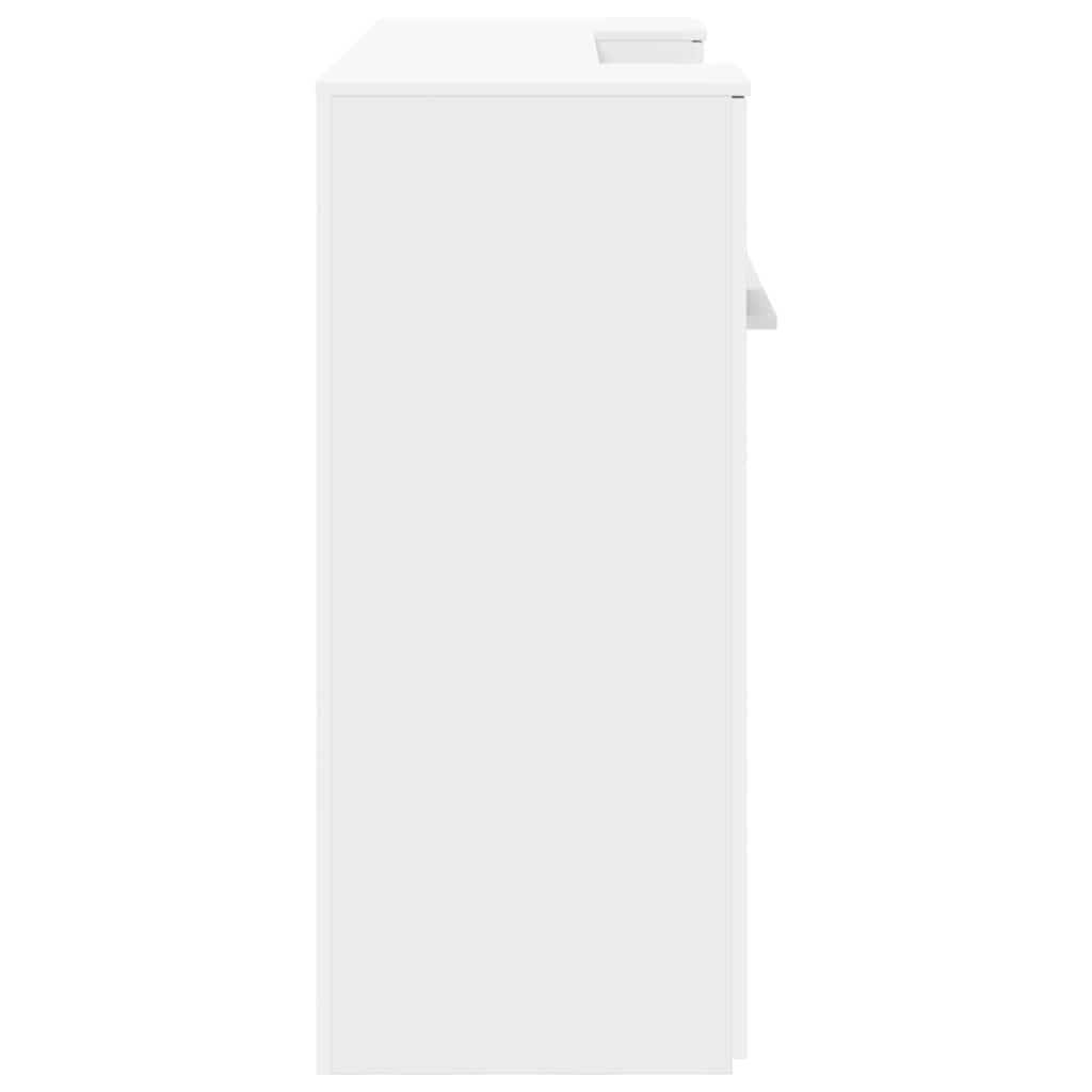 vidaXL Reception Desk White 180x50x103.5 cm Engineered Wood