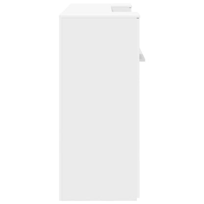 vidaXL Reception Desk White 180x50x103.5 cm Engineered Wood