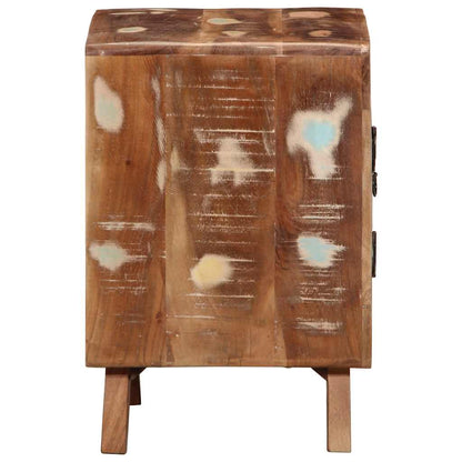 vidaXL Bedside Cabinet 40x32x46 cm Solid Wood Reclaimed