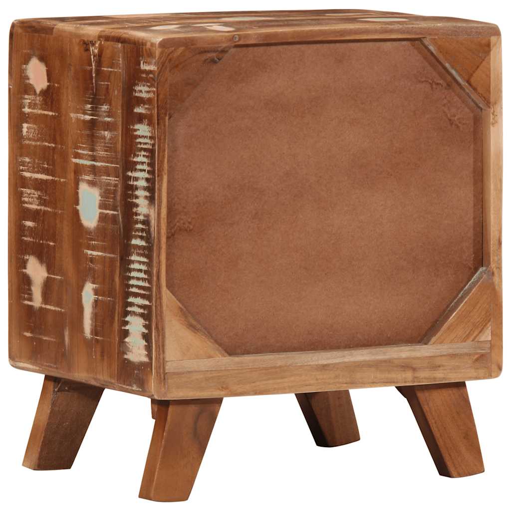 vidaXL Bedside Cabinet 40x32x46 cm Solid Wood Reclaimed