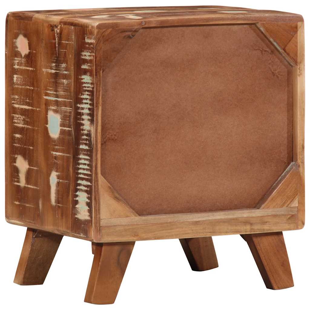 vidaXL Bedside Cabinet 2 pcs 40x32x46 cm Solid Wood Reclaimed