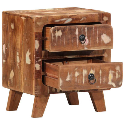 vidaXL Bedside Cabinet 40x32x46 cm Solid Wood Reclaimed