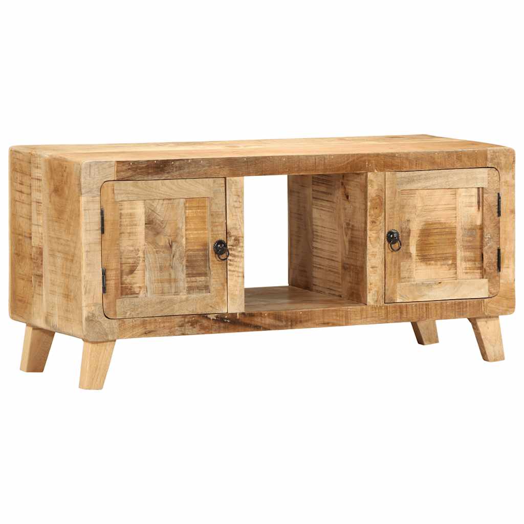 vidaXL TV Cabinet 105x46x32 cm Solid Wood Rough Mango