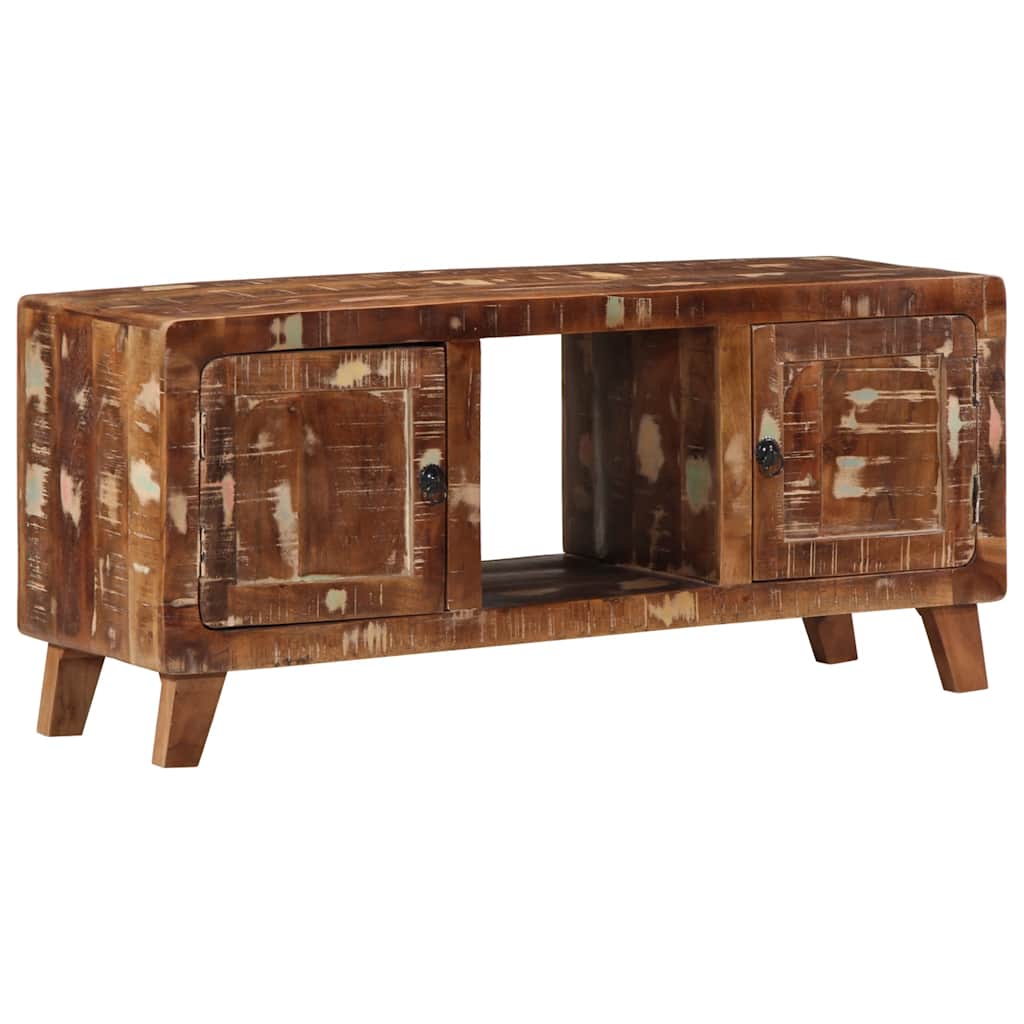vidaXL TV Cabinet 105x46x32 cm Solid Wood Reclaimed