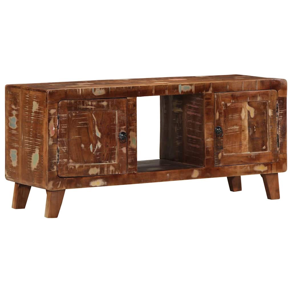 vidaXL TV Cabinet 105x46x32 cm Solid Wood Reclaimed