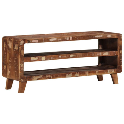 vidaXL TV Cabinet 105x46x32 cm Solid Wood Reclaimed