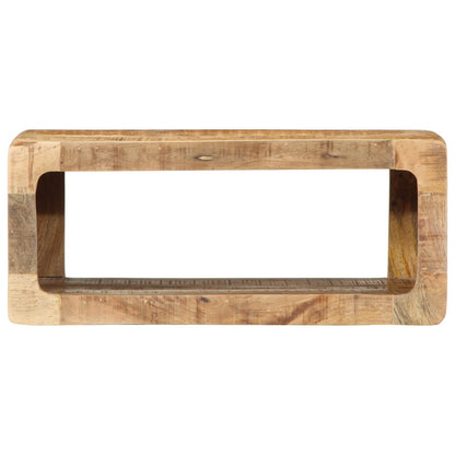 vidaXL TV Cabinet with Shelf Brown 60 x 30 x 25 cm Solid Mango wood