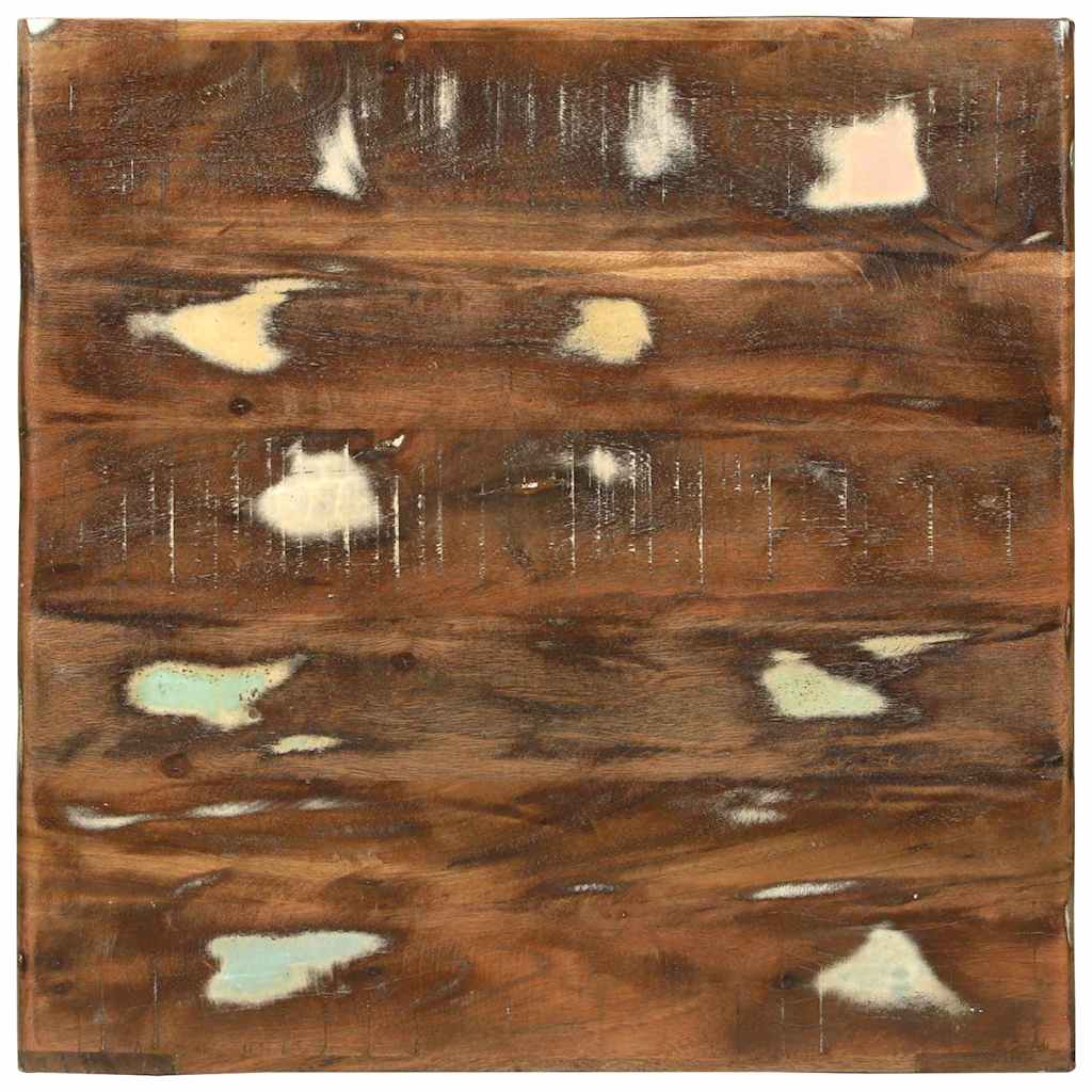 vidaXL Coffee Table Multicolour 50 x 50 x 35 cm Solid Reclaim Wood