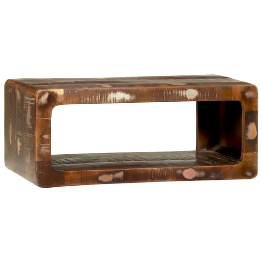 vidaXL TV Cabinet Multicolour 60 x 30 x 25 cm Solid Reclaim wood