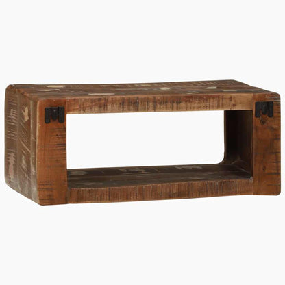 vidaXL TV Cabinet Multicolour 60 x 30 x 25 cm Solid Reclaim wood
