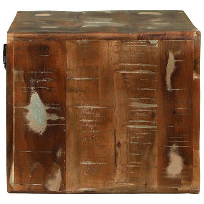 vidaXL TV Cabinet Multicolour 60 x 30 x 25 cm Solid Reclaim wood