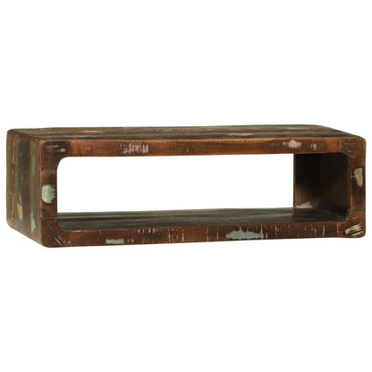 vidaXL TV Cabinet Multicolour 80 x 30 x 25 cm Solid Reclaim wood