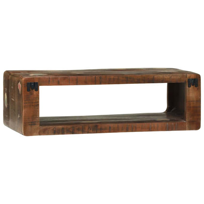 vidaXL TV Cabinet Multicolour 80 x 30 x 25 cm Solid Reclaim wood