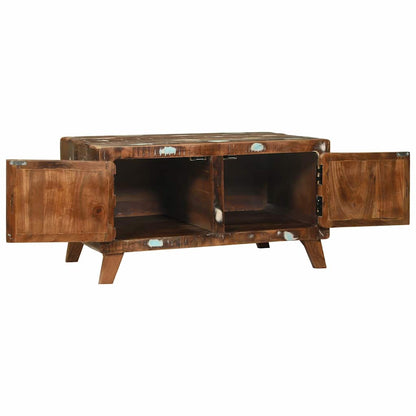 vidaXL Coffee Table Multicolour 80 x 54 x 45 cm Solid Reclaim Wood