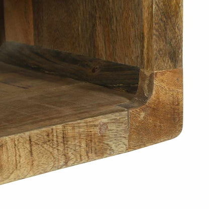 vidaXL TV Cabinet Set with Shelf 3 pcs Brown Solid Mango wood