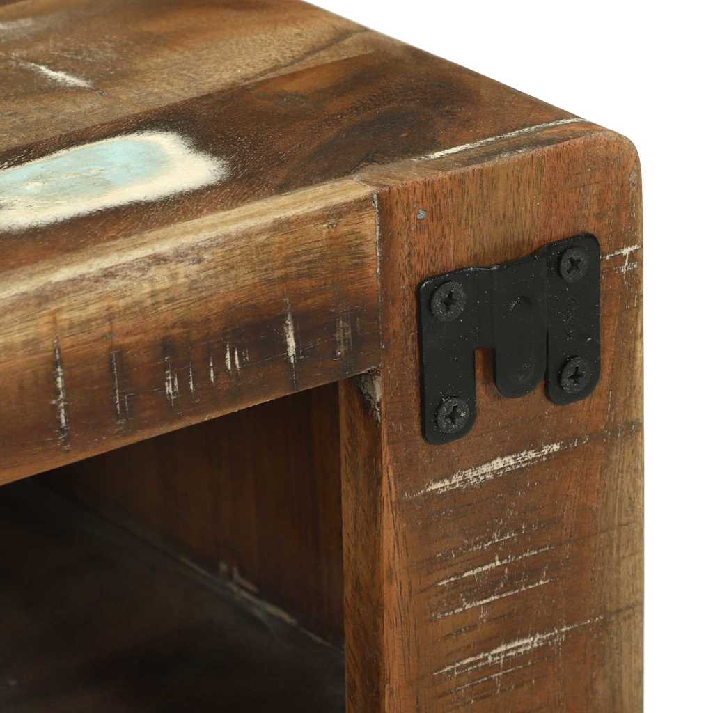 vidaXL TV Cabinet Multicolour 60 x 32 x 36 cm Solid Reclaim wood
