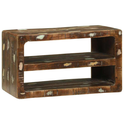 vidaXL TV Cabinet Multicolour 60 x 32 x 36 cm Solid Reclaim wood
