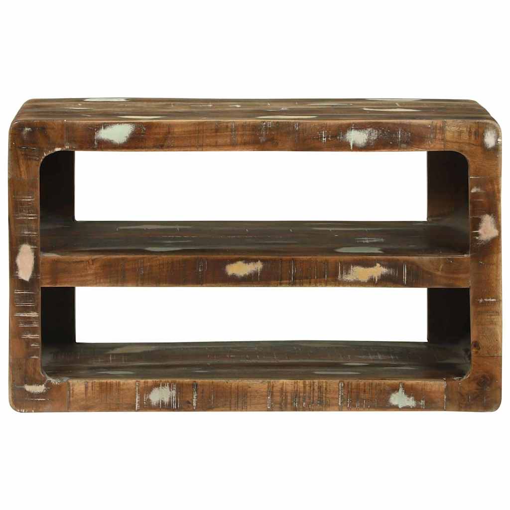vidaXL TV Cabinet Multicolour 60 x 32 x 36 cm Solid Reclaim wood