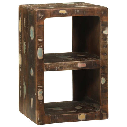 vidaXL TV Cabinet Multicolour 36 x 30 x 54 cm Solid Reclaim wood