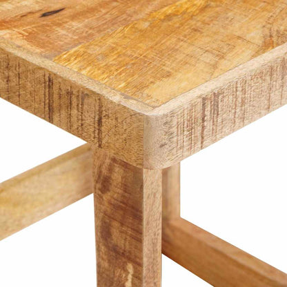 vidaXL Nesting Tables 2 pcs Brown 46 x 46 x 45 cm Solid Mango Wood