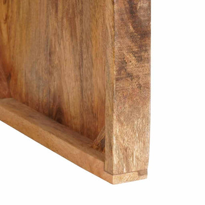 vidaXL Nesting Tables 2 pcs Brown 46 x 40 x 46 cm Solid Mango Wood