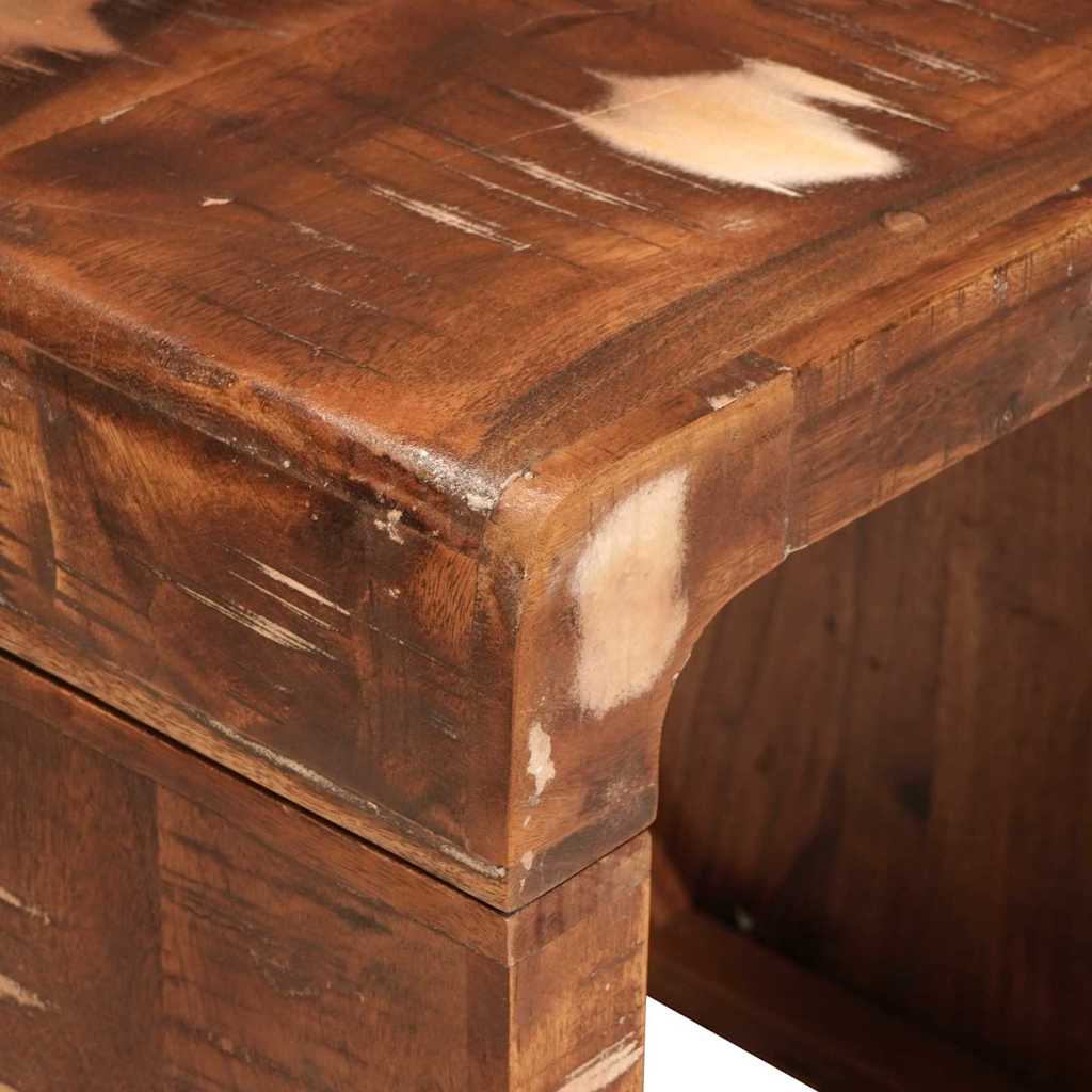vidaXL Nesting Tables 2 pcs Brown 46 x 40 x 46 cm Solid Reclaim Wood