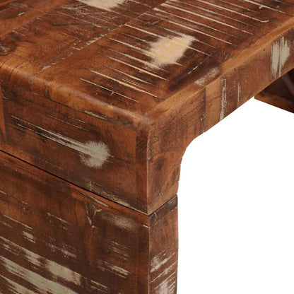 vidaXL Nesting Table 3 pcs Brown Solid Reclaim Wood