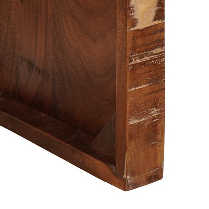 vidaXL Nesting Table 3 pcs Brown Solid Reclaim Wood