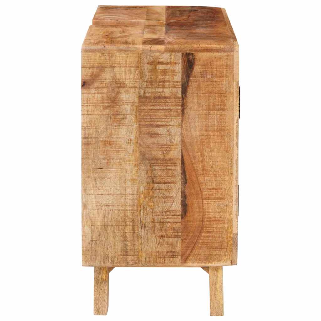 vidaXL Bathroom Cabinet Brown Solid Mango wood and Engineered wood