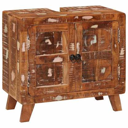 vidaXL Bathroom Cabinet Solid Reclaim wood and Engineered wood