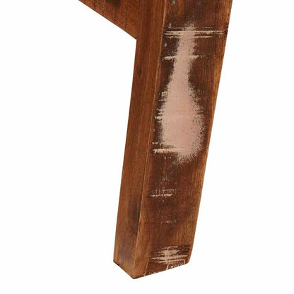 vidaXL Dressing Table Brown 90 x 76 x 45 cm Solid Reclaim Wood